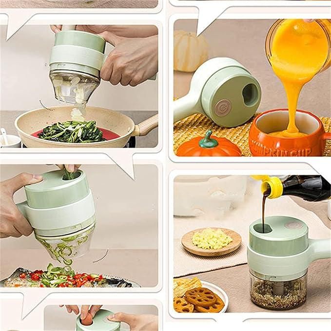 4 in 1 Portable Electric Vegetable Cutter Set - ModoMartModoMart
