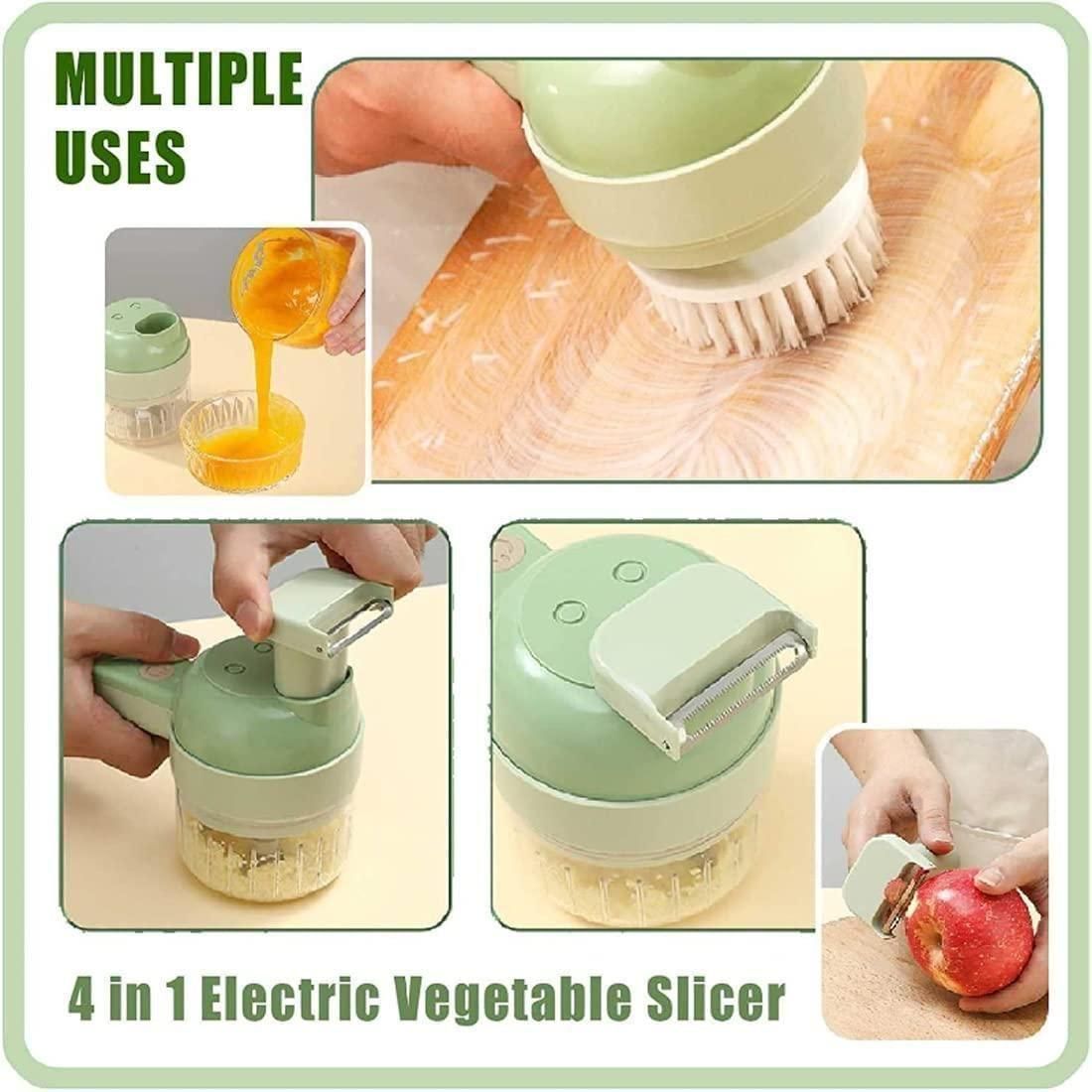4 in 1 Portable Electric Vegetable Cutter Set - ModoMartModoMart