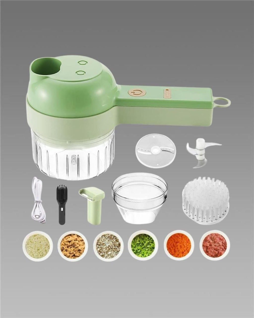 4 in 1 Portable Electric Vegetable Cutter Set - ModoMartModoMart